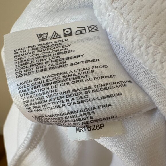 New Balance Lightweight Running Shirt Mens XS White Reflective Athletic Training - Picture 11 of 11